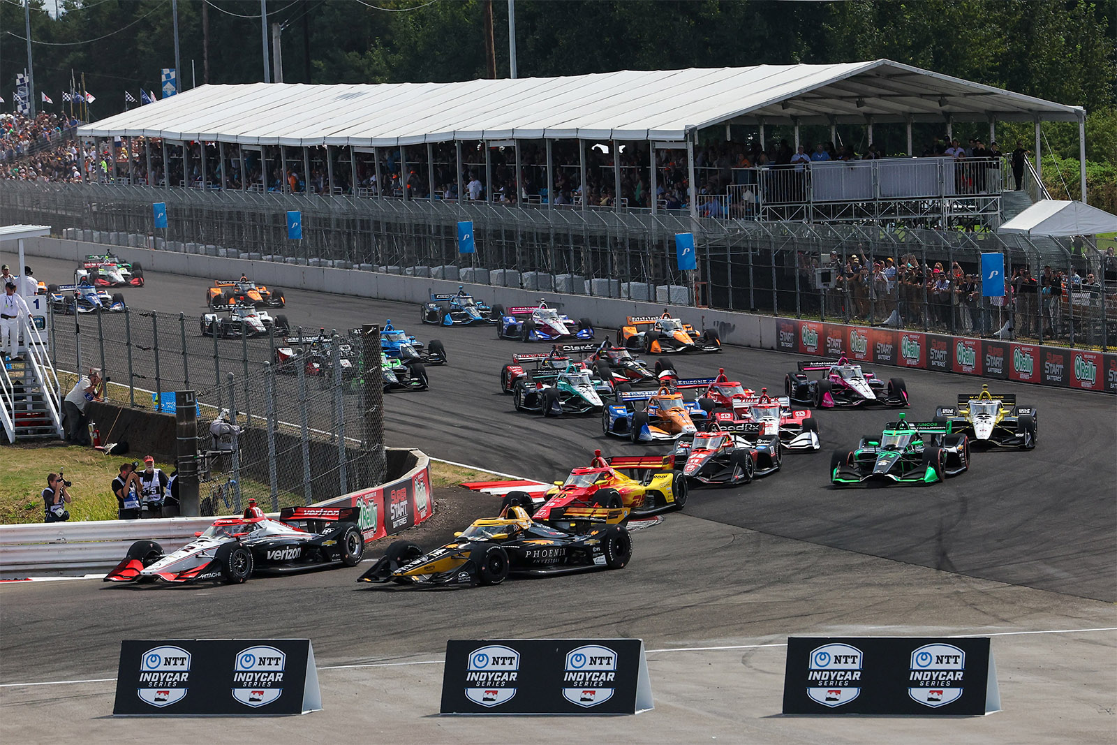 Portland Raceway Stand Pview Drivers Brace for Portland's Turn 1 and a Season-Saving Finish • The Apex